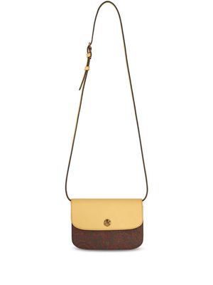 ETRO mini Essential leather crossbody bag - Brown