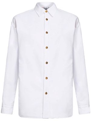 ETRO padded cotton shirt jacket - White