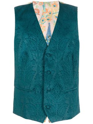 ETRO paisley pattern waistcoat - Blue