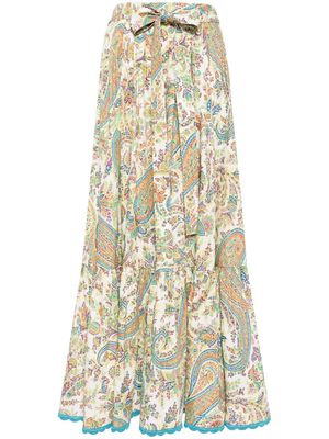 ETRO paisley-print cotton skirt - Multicolour