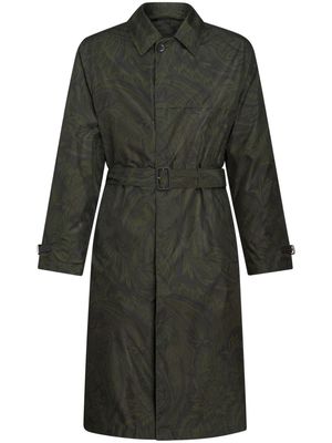 ETRO paisley-print padded coat - Brown