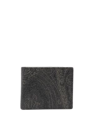 ETRO paisley-print wallet - Black
