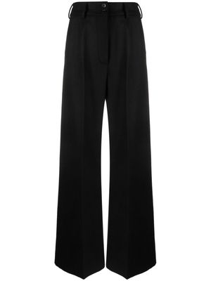 ETRO palazzo virgin-wool trousers - Black