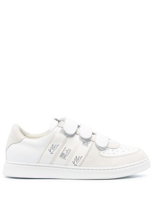 ETRO panelled low-top sneakers - White