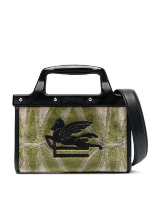 ETRO patterned jacquard belt bag - Green