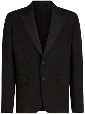 ETRO patterned-jacquard evening blazer - Black