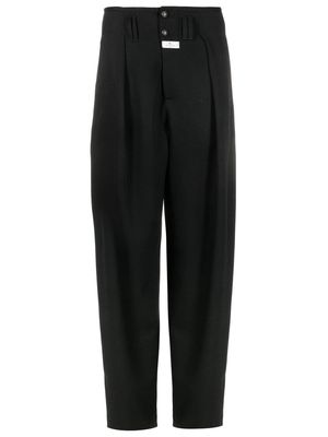 ETRO Pegaso-button wool trousers - Black