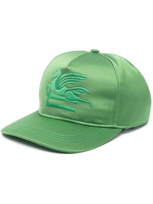 ETRO Pegaso-embroidered baseball cap - Green