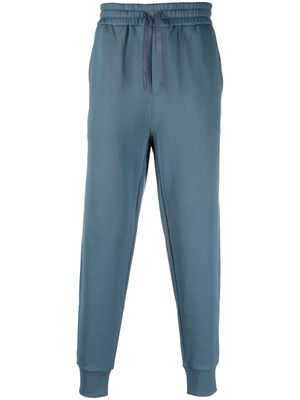 ETRO Pegaso-embroidery jersey track pants - Blue