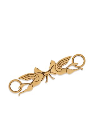 ETRO Pegaso-motif scarf pin - Gold