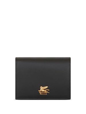 ETRO Pegaso plaque-detail wallet - Black