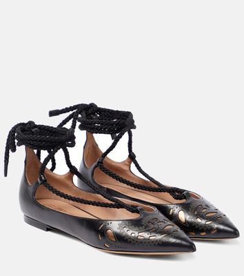 Etro Perforated leather ballet flats