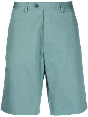 ETRO plain cotton chino shorts - Green