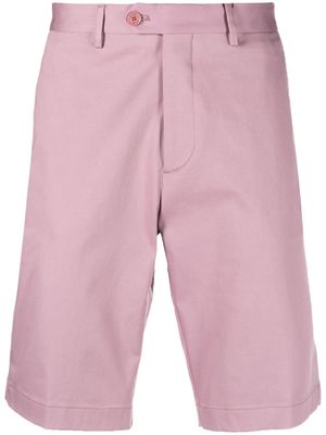 ETRO plain cotton chino shorts - Pink