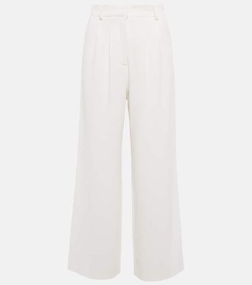 Etro Pleated high-rise cropped pants
