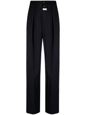 ETRO pleated high-waisted trousers - Blue