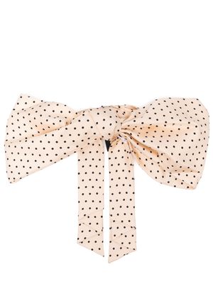 ETRO polka-dot print silk bow tie - Neutrals