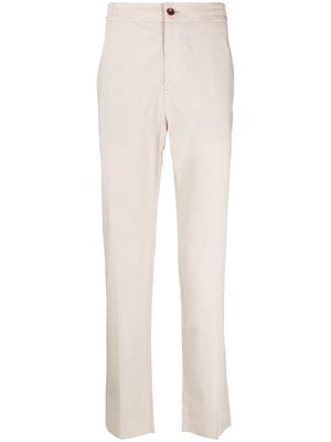 ETRO press-crease cotton trousers - Neutrals