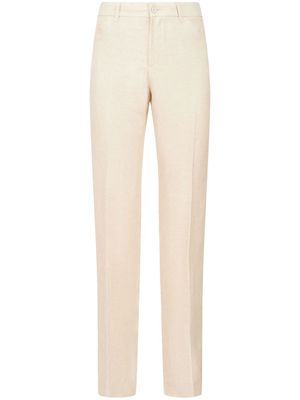 ETRO pressed-creased tailored trousers - Neutrals