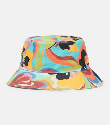 Etro Printed cotton canvas bucket hat