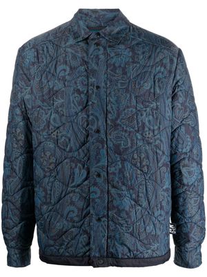 ETRO reversible paisley-print padded jacket - Blue