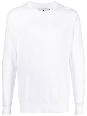 ETRO round-neck knit jumper - White