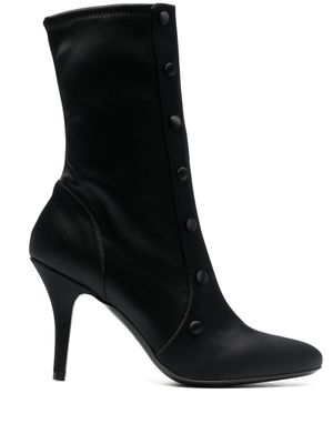 ETRO satin-finish ankle boots - Black
