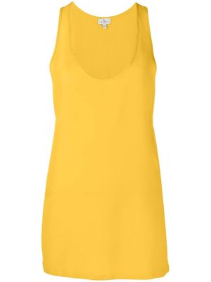 ETRO scoop-neck vest top - Yellow