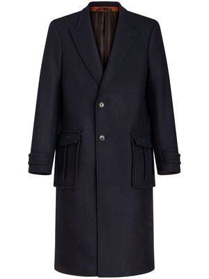 ETRO single-breasted cargo-pocket coat - Black