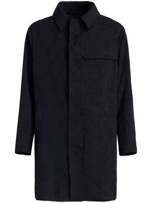 ETRO single-breasted trench cot - Blue