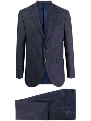 ETRO single-breasted virgin-wool suit - Blue