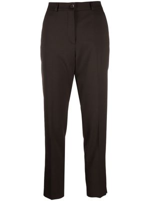 ETRO slim-fit cropped trousers - Brown