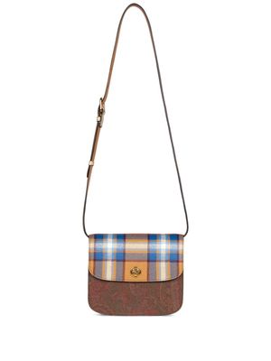 ETRO small Etro Essential shoulder bag - Brown