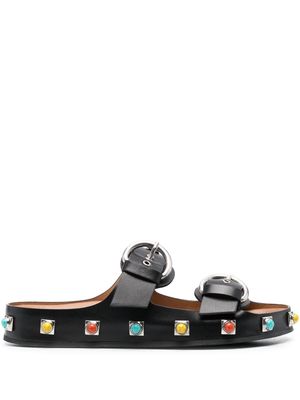 ETRO stone-embellished strappy sandals - Black