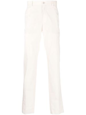 ETRO straight-leg cotton chinos - White