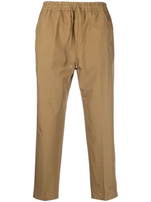 ETRO straight-leg cropped trousers - Green