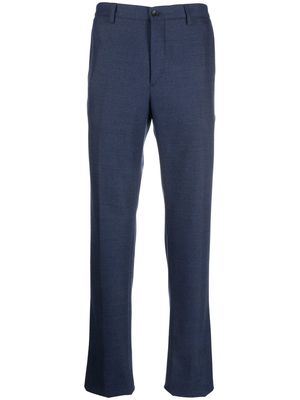ETRO straight-leg wool trousers - Blue