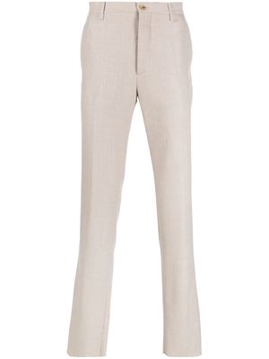 ETRO straight-leg wool trousers - Neutrals