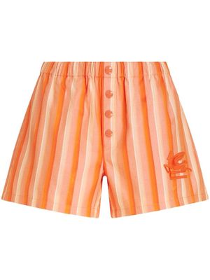 ETRO striped cotton-silk shorts - 0750