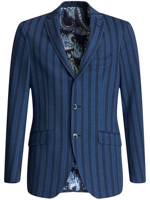 ETRO striped tailored blazer - Blue