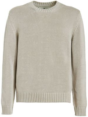 ETRO stud-detail cotton jumper - Grey