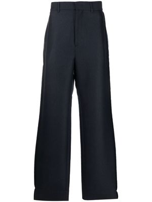 ETRO tailored-cut wide-leg trousers - Blue