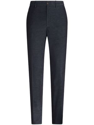 ETRO tailored slim-cut trousers - Blue