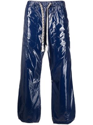 ETRO tassel-detail straight-leg trousers - Blue