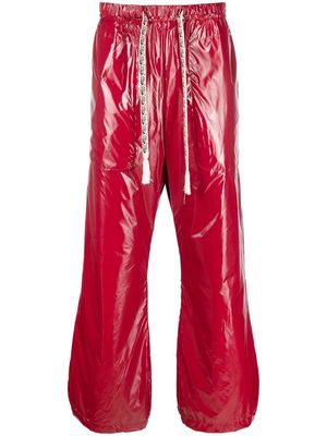 ETRO tassel-detail straight-leg trousers - Red