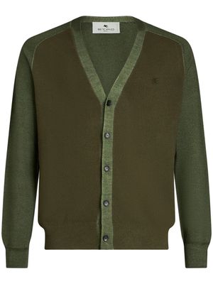 ETRO virgin wool cardigan - Green