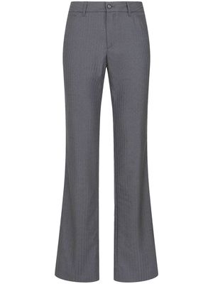 ETRO virgin-wool straight leg trousers - Grey
