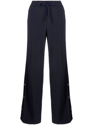 ETRO wide-leg drawstring trousers - Blue