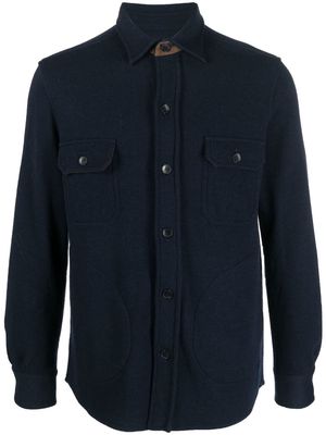ETRO wool shirt-jacket - Blue