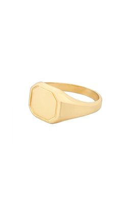 Ettika 18K Gold Plated Signet Ring